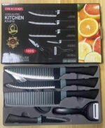 Family Kitchen Knife Set 6 In 1 Kitchen Scissors Fruit Peel Set (ER-0238A) - Image 2