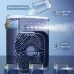 Extonic Air Cooler Fan (ET-C702) – Blue Color - Image 2