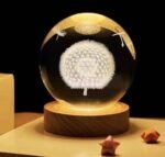 Color Changing LED 3D Crystal Ball – Rain Cloud - Image 9