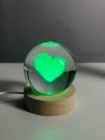 Color Changing LED 3D Crystal Ball – Rain Cloud - Image 6